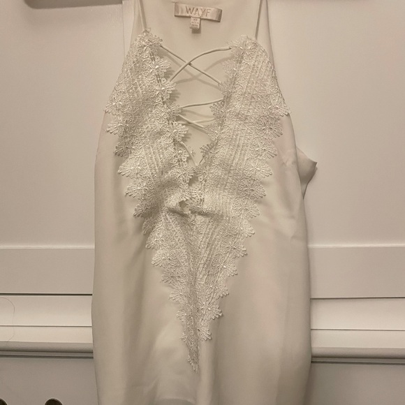 White cami NWOT - Picture 2 of 3